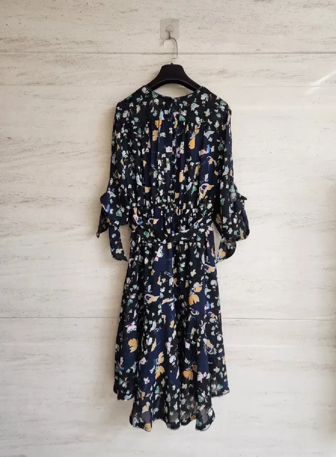 타임 플로럴 소매스트랩 원피스(봄, 가을용)55사이즈 상품이미지5