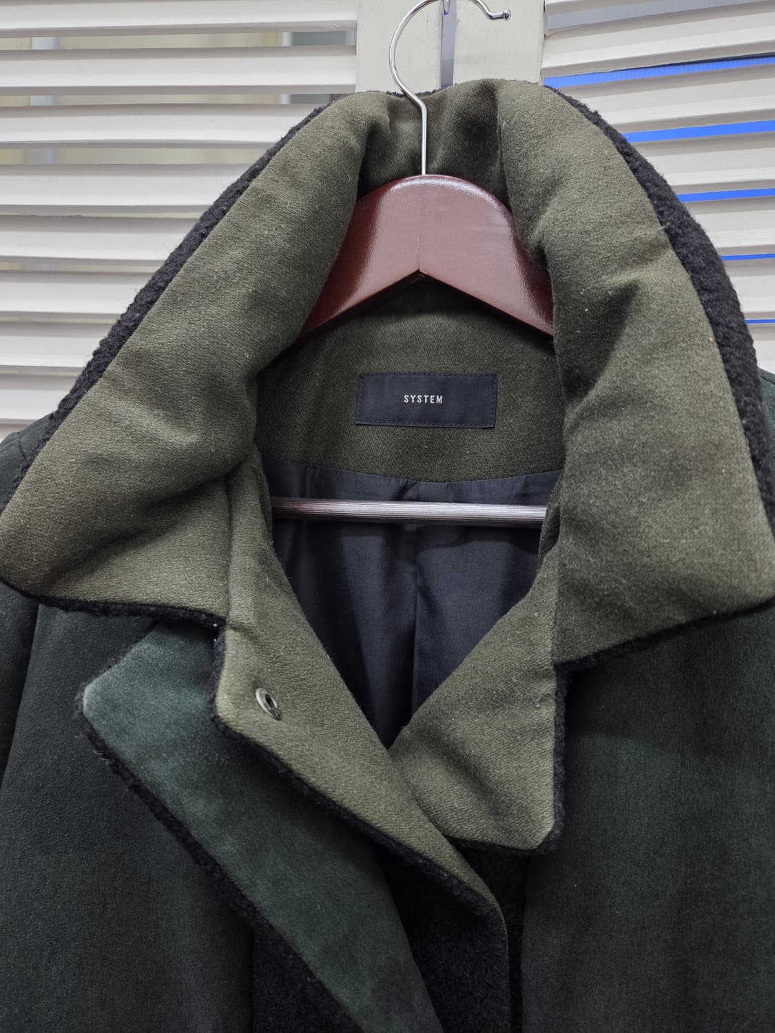 시스템 덕다운 패딩 코트 상품이미지3