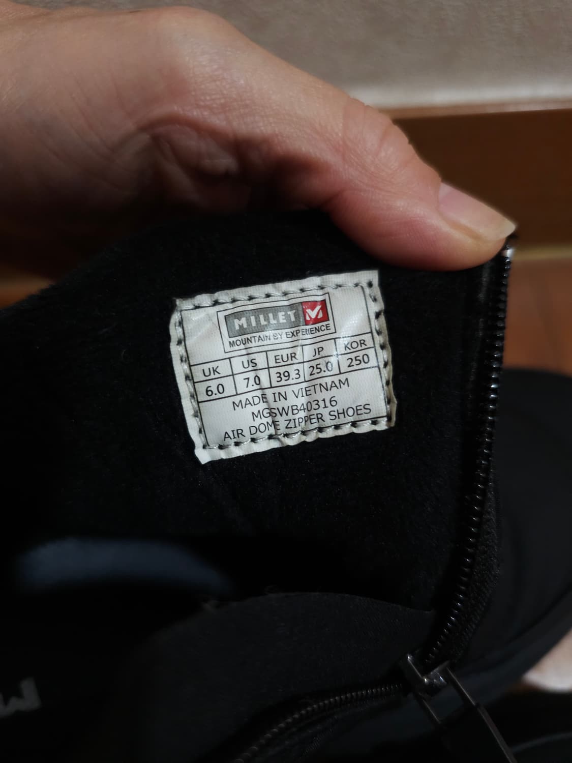 밀레 알파카 패딩 부츠 방한화 상품이미지7