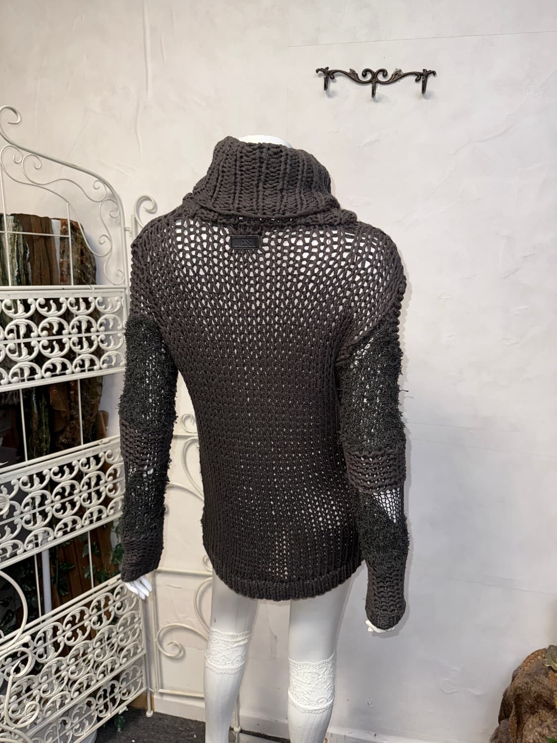 DIESEL ash khaki grunge turtle neck knit 상품이미지8