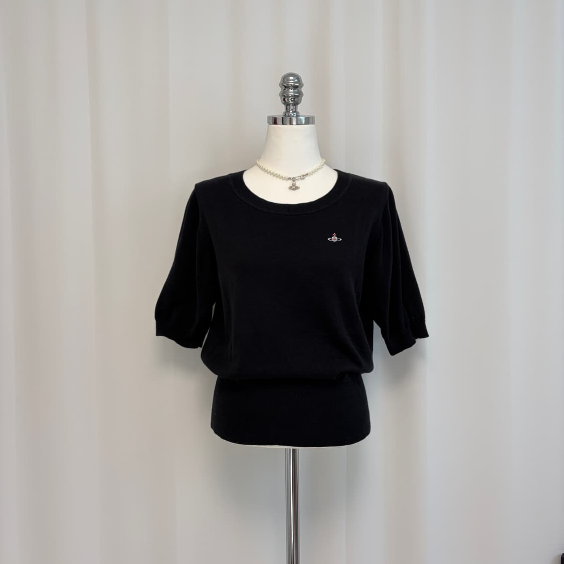 비비안웨스트우드 유넥 반팔 니트 상품이미지1