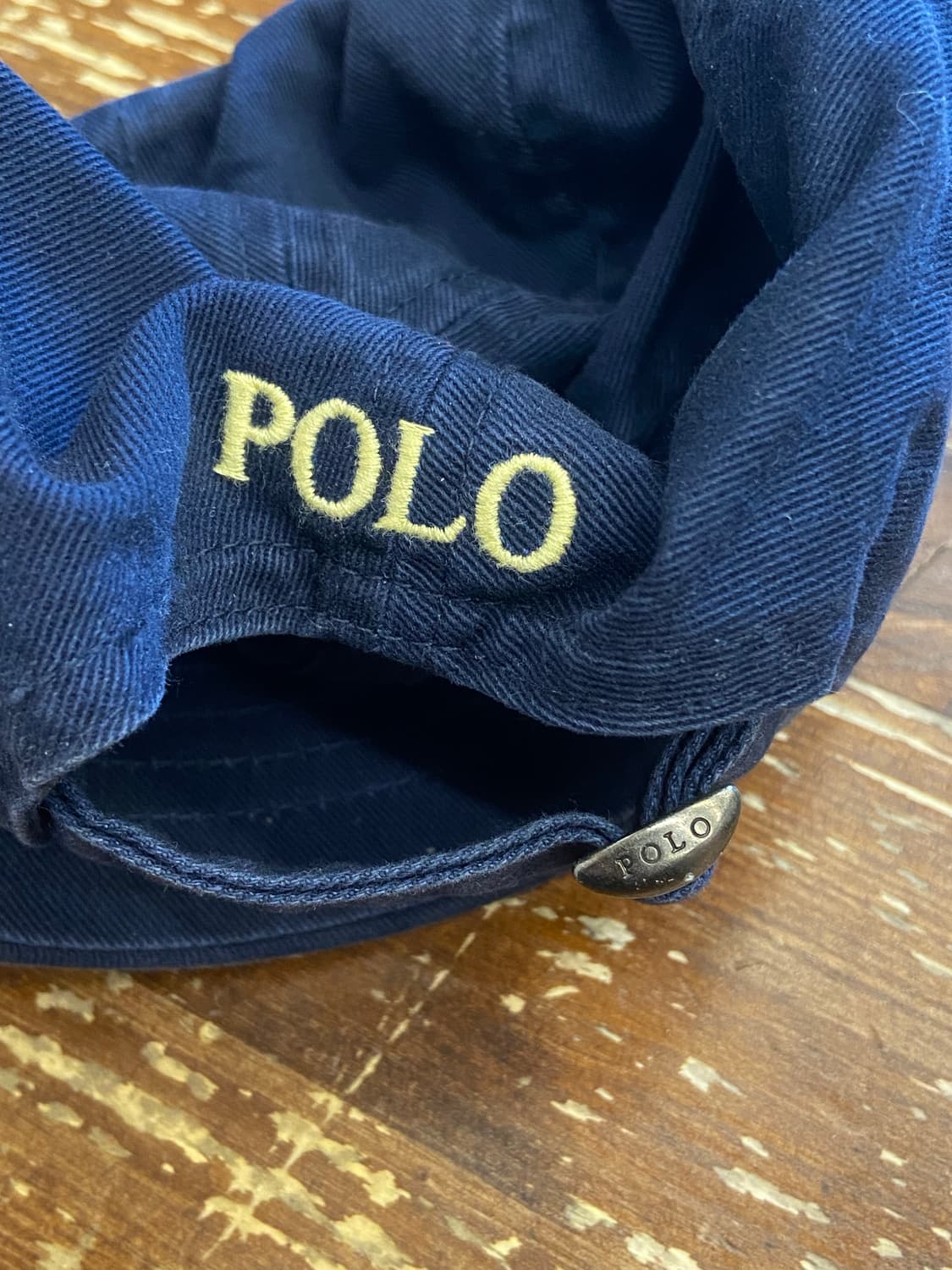Polo Ralph Lauren Navy and Yellow Cap 상품이미지5