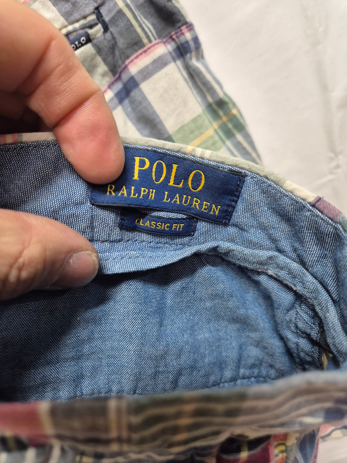 폴로 패치워크 하프팬츠  상품이미지3