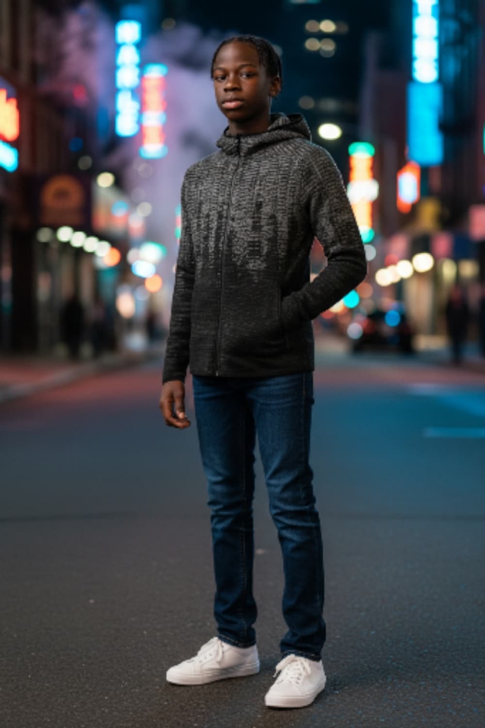 아디다스 투톤 후드집업 남성  상품이미지2