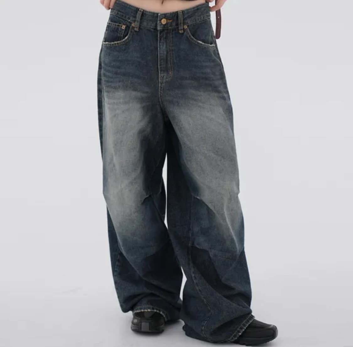 OOTJ 바토 빈티지 백 데님 팬츠 상품이미지1