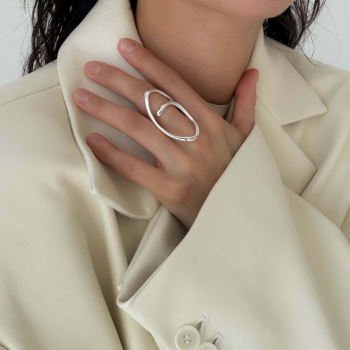 나선형볼드 925실버링 상품이미지5