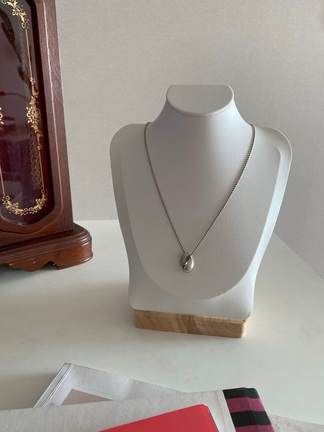 Sv95 실버 물방울 목걸이 빈티지 목걸이 상품이미지7