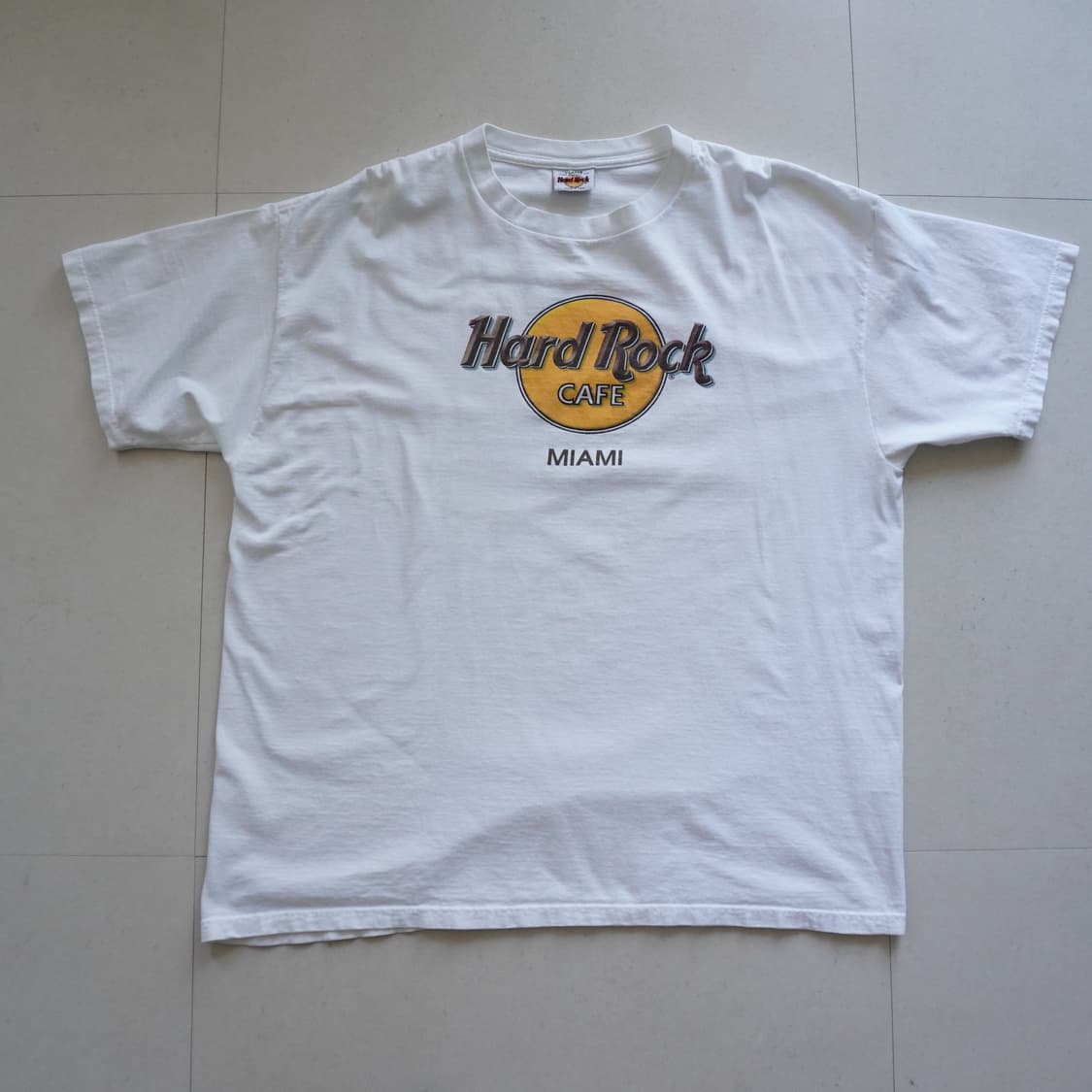90s 하드락카페 MADE IN USA 마이애미 반팔티 XL 상품이미지2