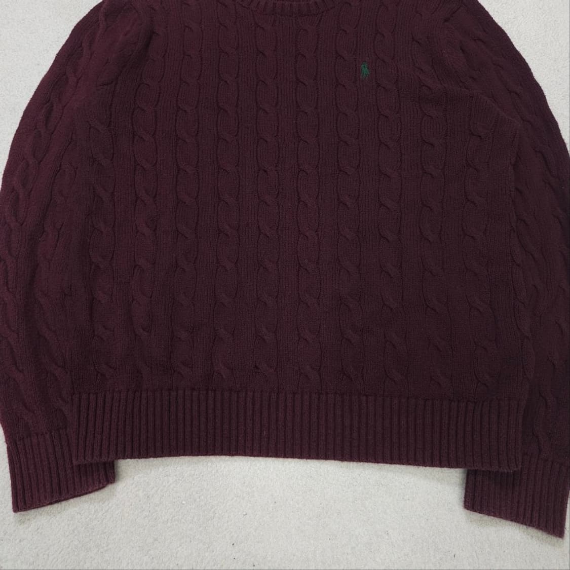 폴로 랄프 로렌 신형 케이블 니트 L 상품이미지3