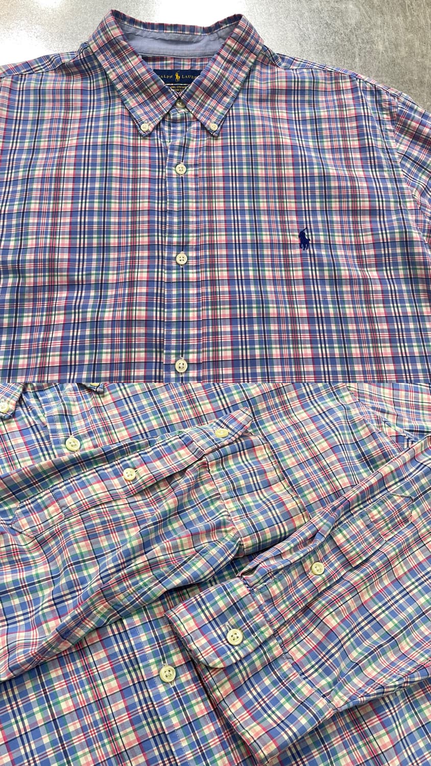 (2XL) POLO 폴로 랄프로렌 체크 셔츠 상품이미지5