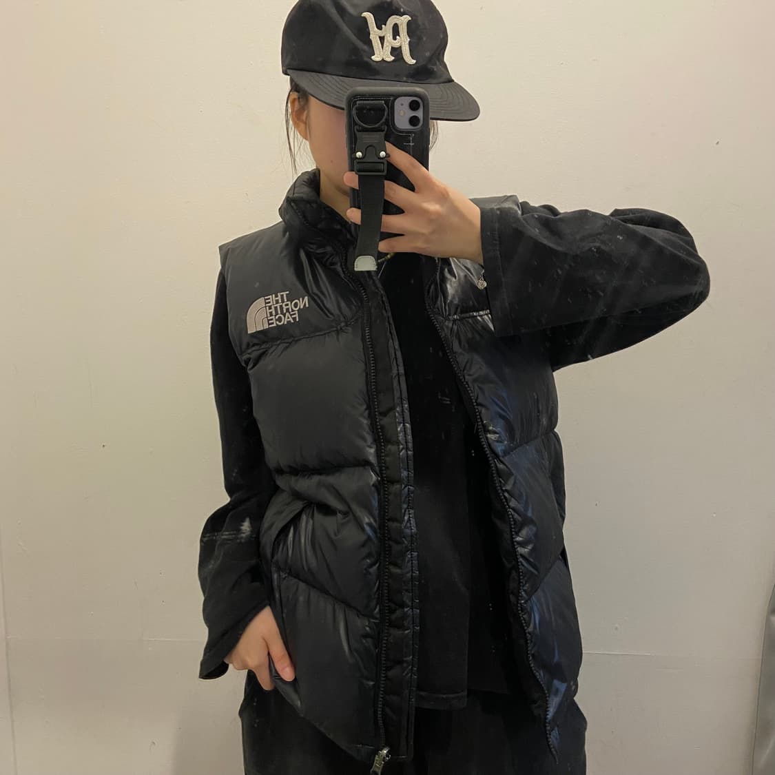 노스페이스 700 눕시 유광 패딩 베스트 상품이미지1