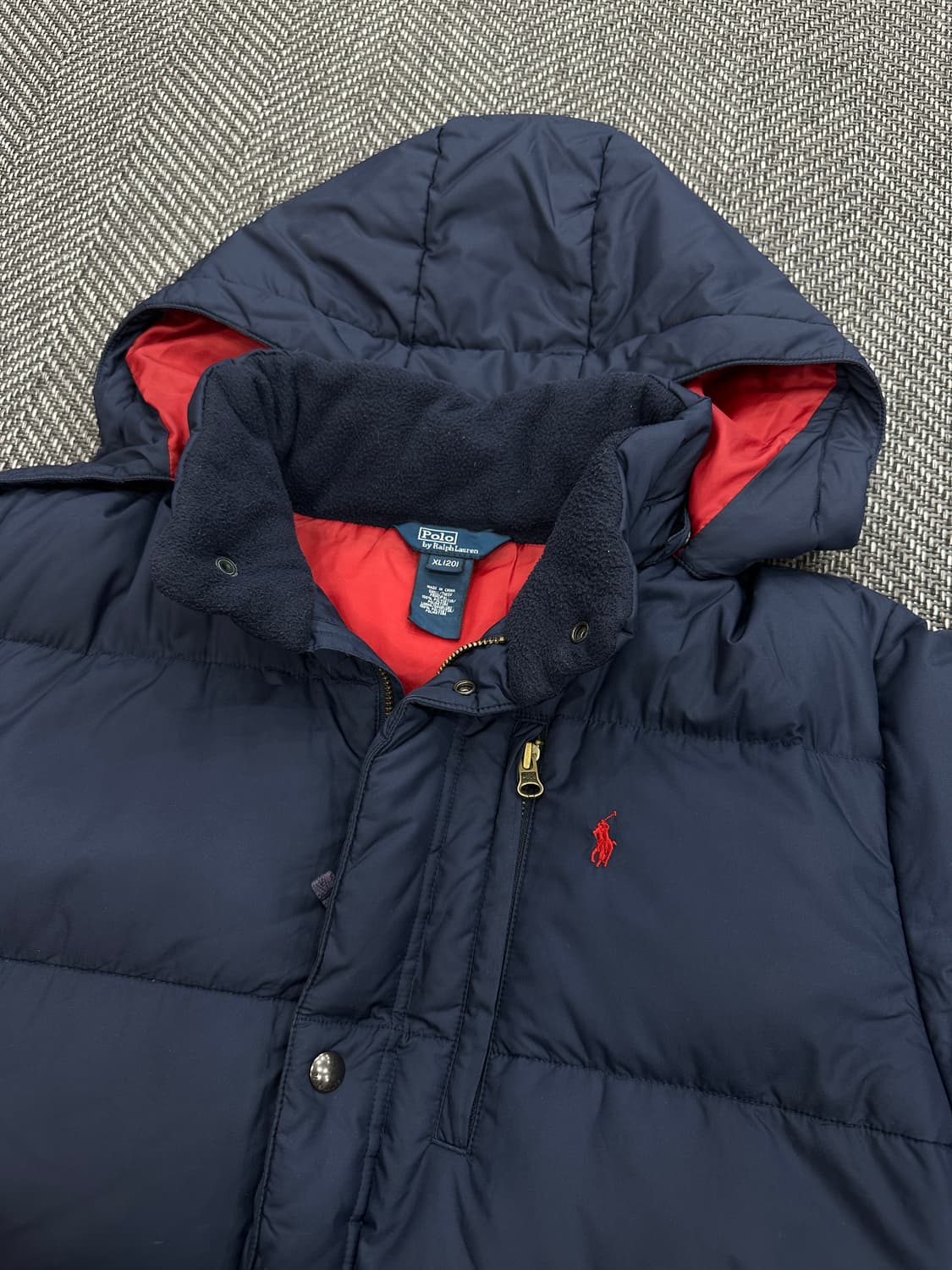 폴로 패딩 네이비 상품이미지3