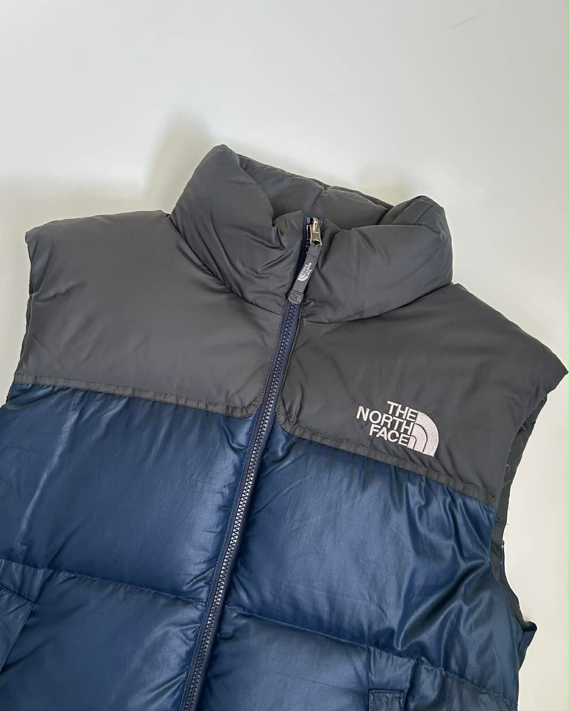[M] 노스페이스 700눕시 다운 패딩 베스트 네이비 조끼 상품이미지2
