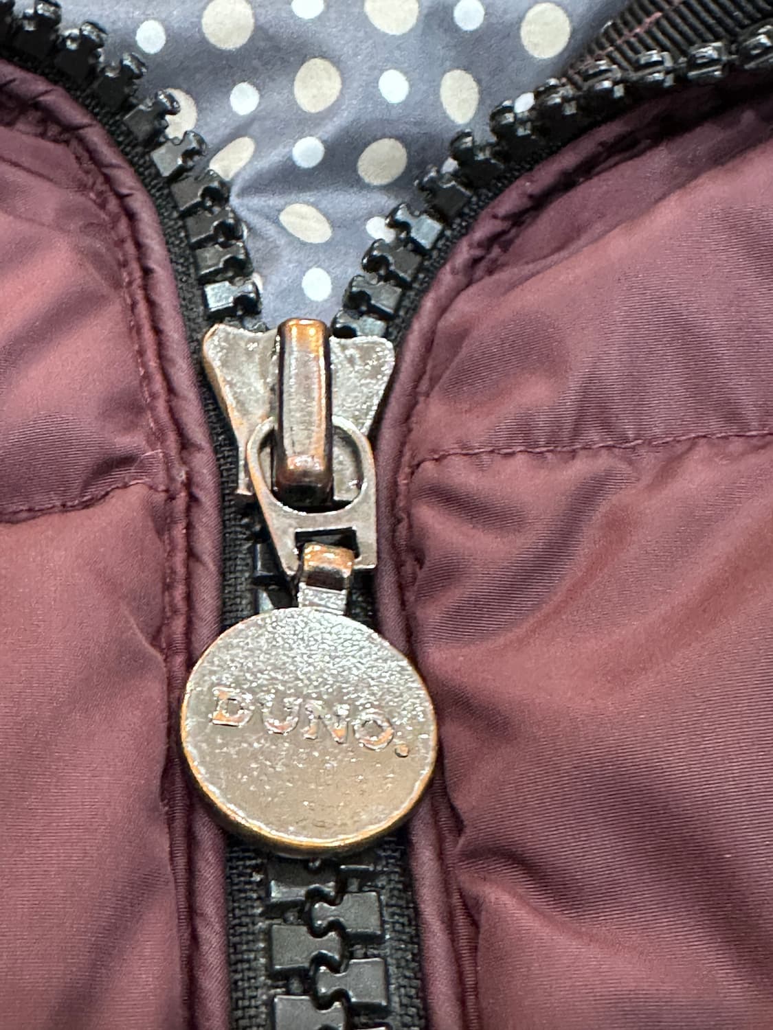 이태리 두노(DUNO) 버건디 롱패딩 상품이미지2