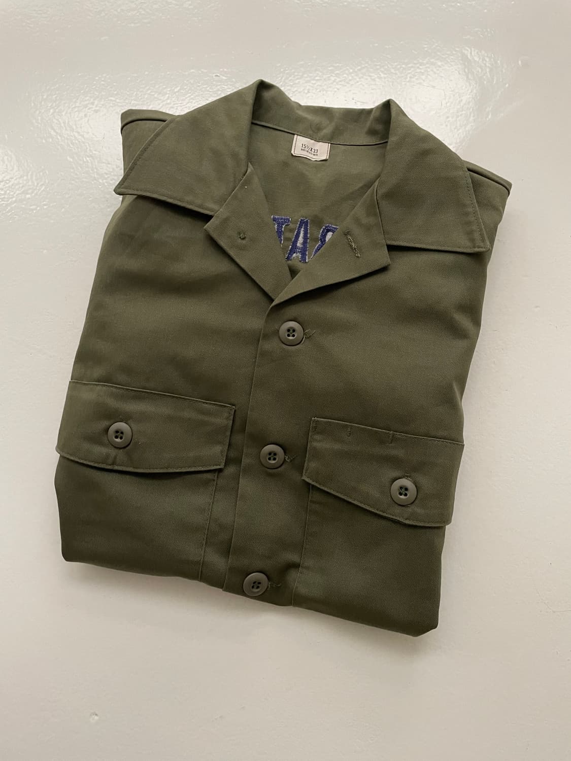 80‘s U.S Army OG-507 Shirt 상품이미지4