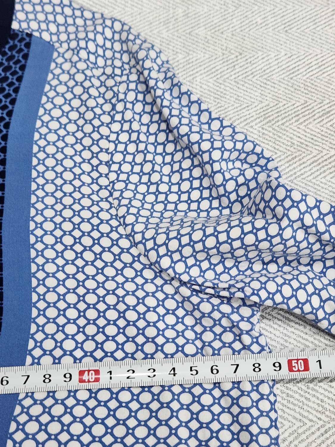 [S] 타미힐피거 찰랑이는 보헤미안 핀턱 7부 블라우스 상품이미지7