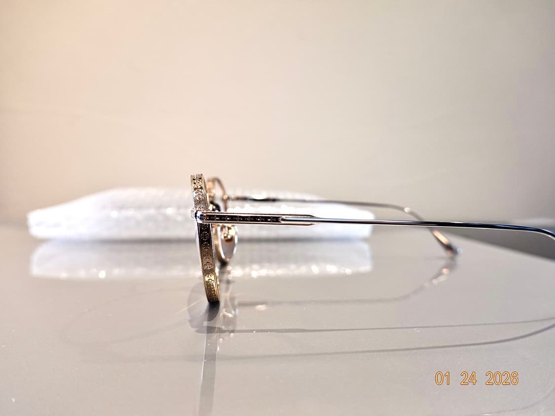 크롬하츠 틱 샤이닝 실버/골드 안경 상품이미지6
