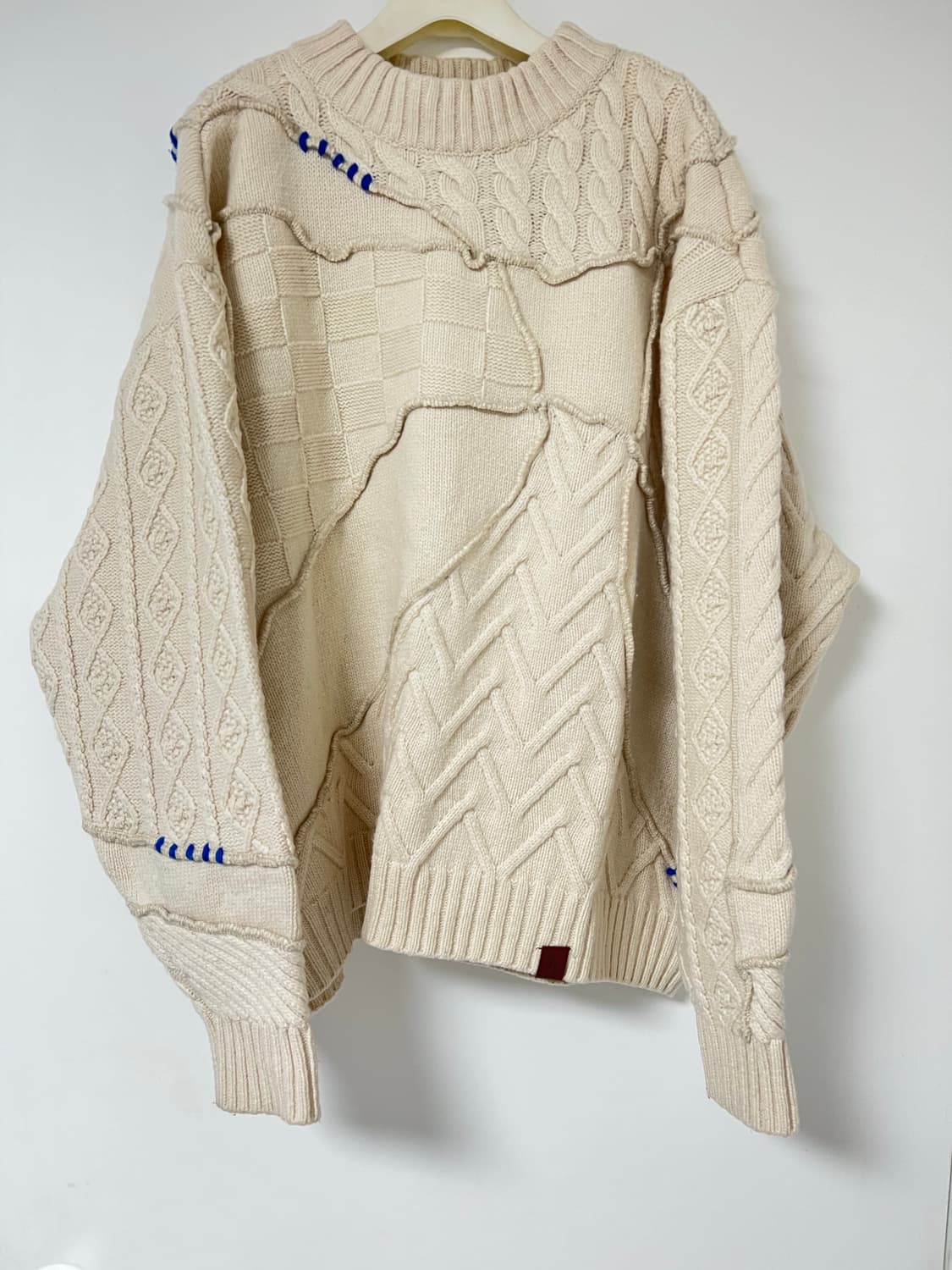 자라x아더에러 패치워크 니트 L-XL 상품이미지1