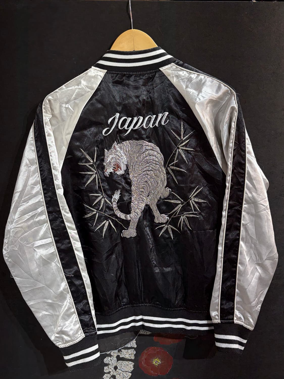 JPN 백호 오리엔탈 자수 스카잔 일본 빈티지 수니베어 스카쟌 M 상품이미지7