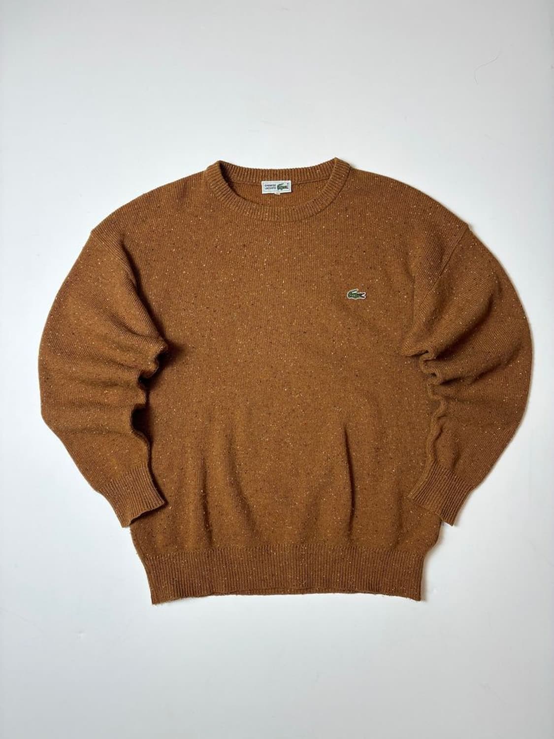라코스테 00's 로고 패치 보카시 크루넥 니트 PN8804 상품이미지1
