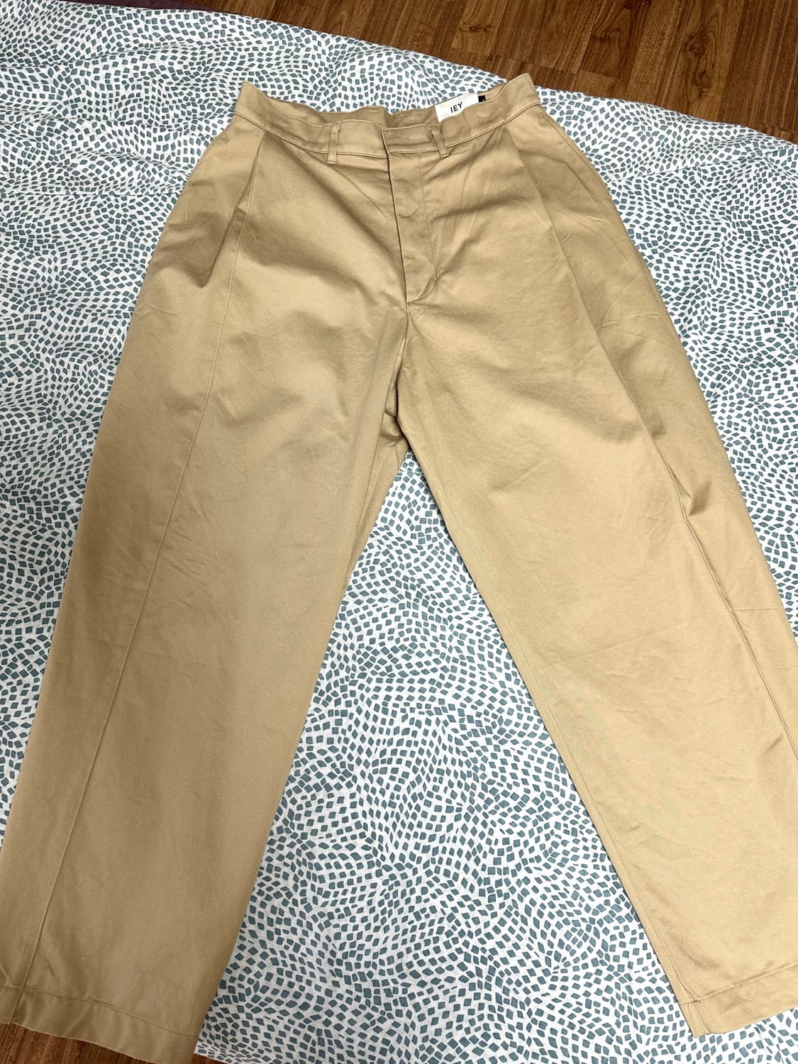 [M] 이에이 IEY RID PANTS Beige 상품이미지4