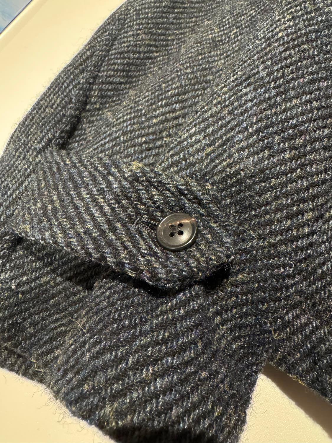 Uru tokyo 우루도쿄 트위드 울 집업 블루종 상품이미지2