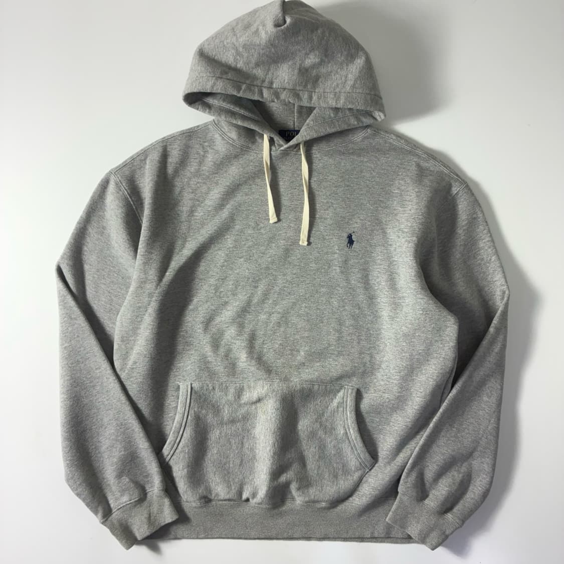 Polo  폴로 랄프로렌 자수 그레이 후드티  상품이미지1