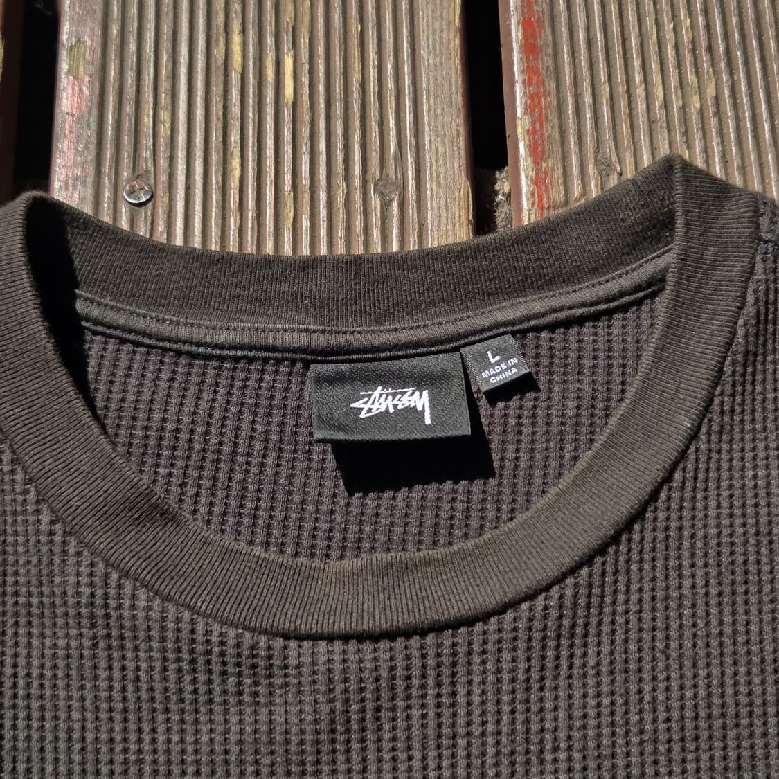 스투시 롱슬리브 써멀 티셔츠 블랙 상품이미지4