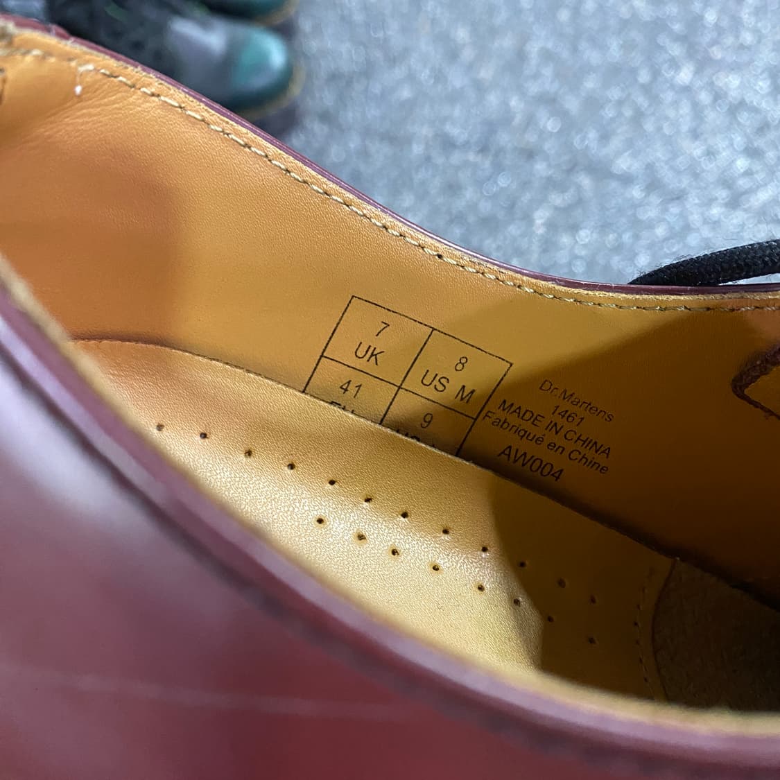 닥터마틴 1461 3홀 체리레드 로퍼 B4268 상품이미지6