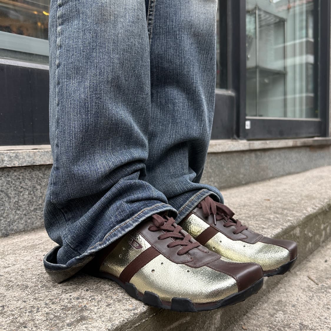 00s 레어 디젤 스퀘어토 스니커즈 풀박스 상품이미지1