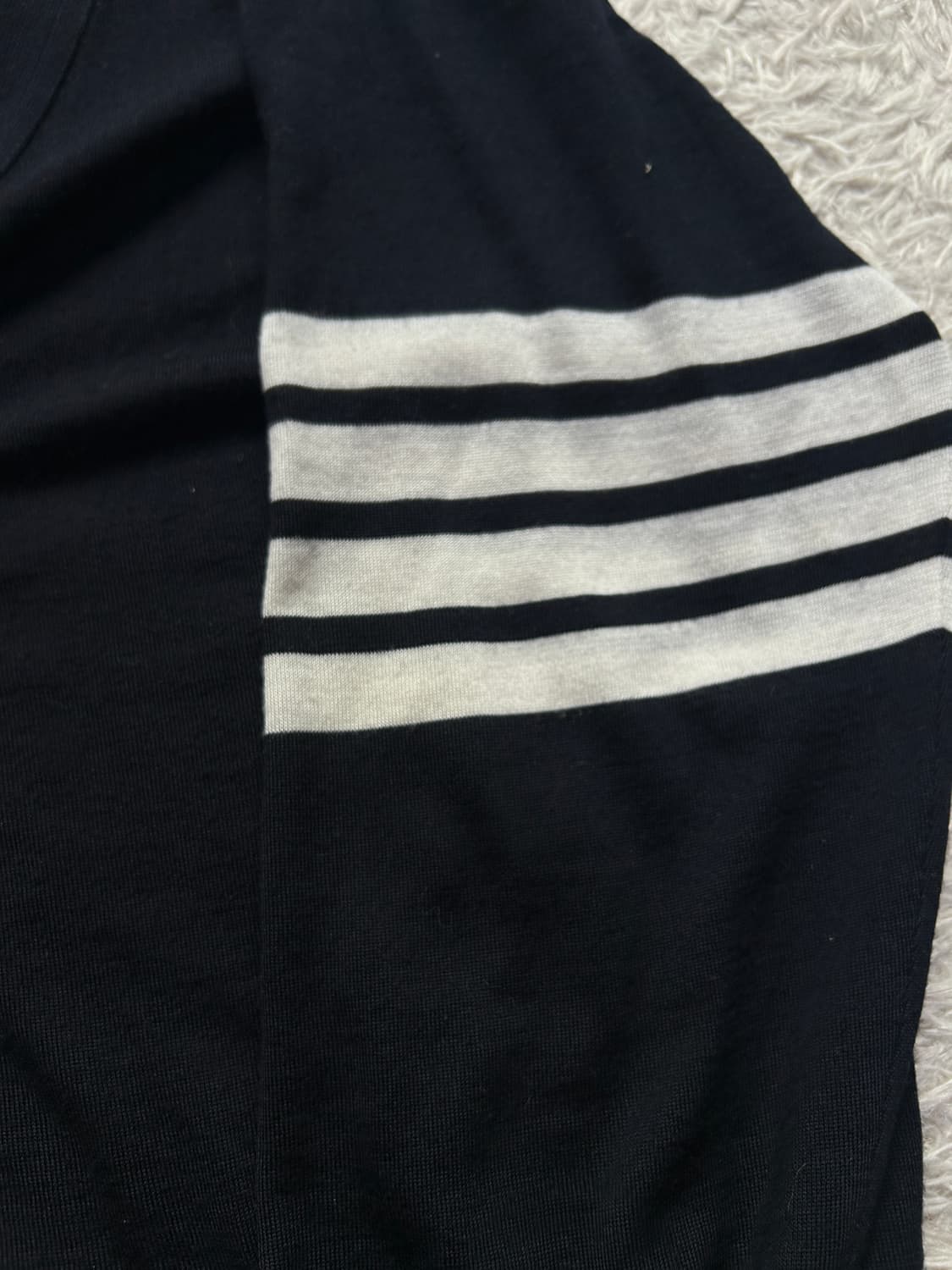 [5size] 톰브라운 메리노울 가디건 블랙 상품이미지3