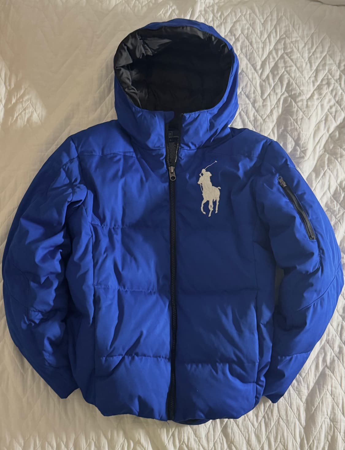 폴로 빅포니 패딩 블루  상품이미지2
