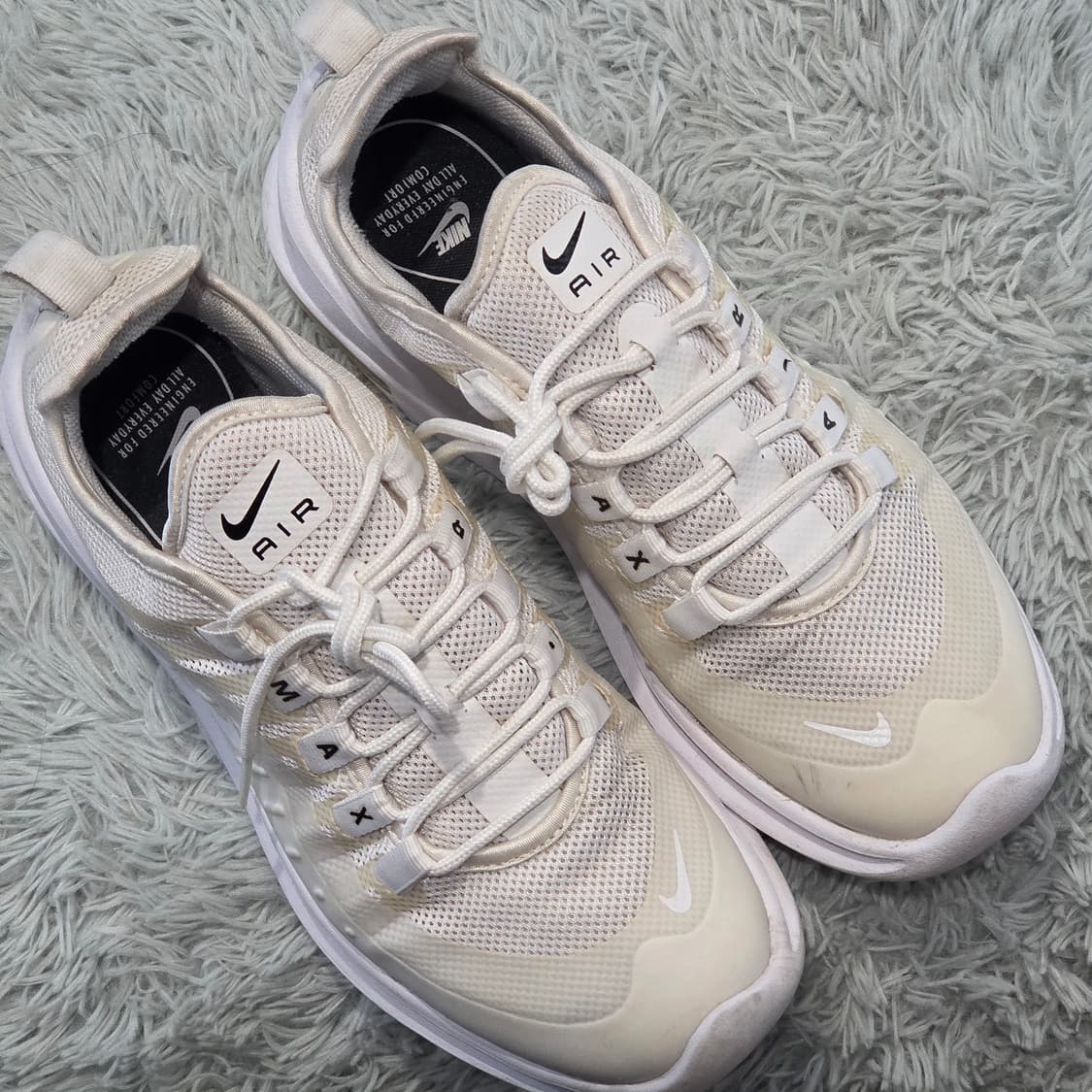 2w-8:나이키 에어 맥스 애드밋(AMX Axis) 화이트 25cm 상품이미지5