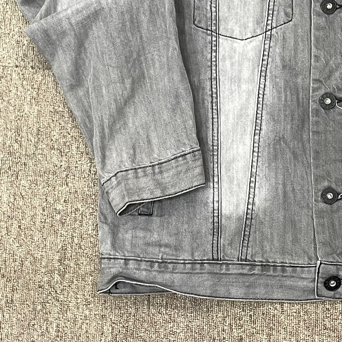 (XXL) GUESS 게스 그레이 데님 자켓 상품이미지6