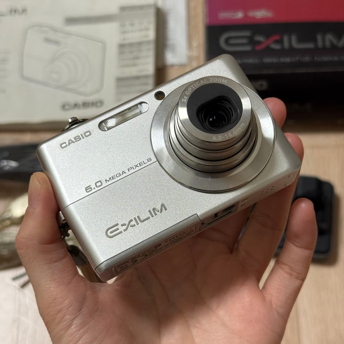 풀박스 CASIO EXILIM EX-Z600 카시오 엑슬림 실버디카 상품이미지3