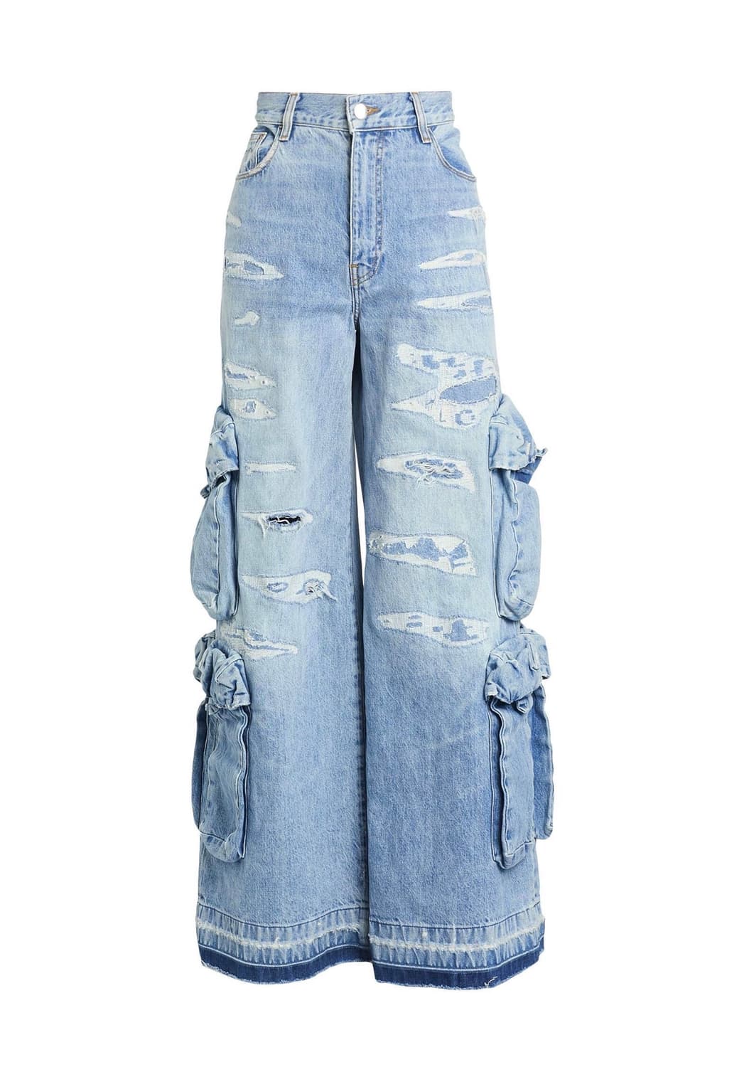 Amiri 24aw 디스트레스트 프레이드 카고 팬츠 상품이미지1