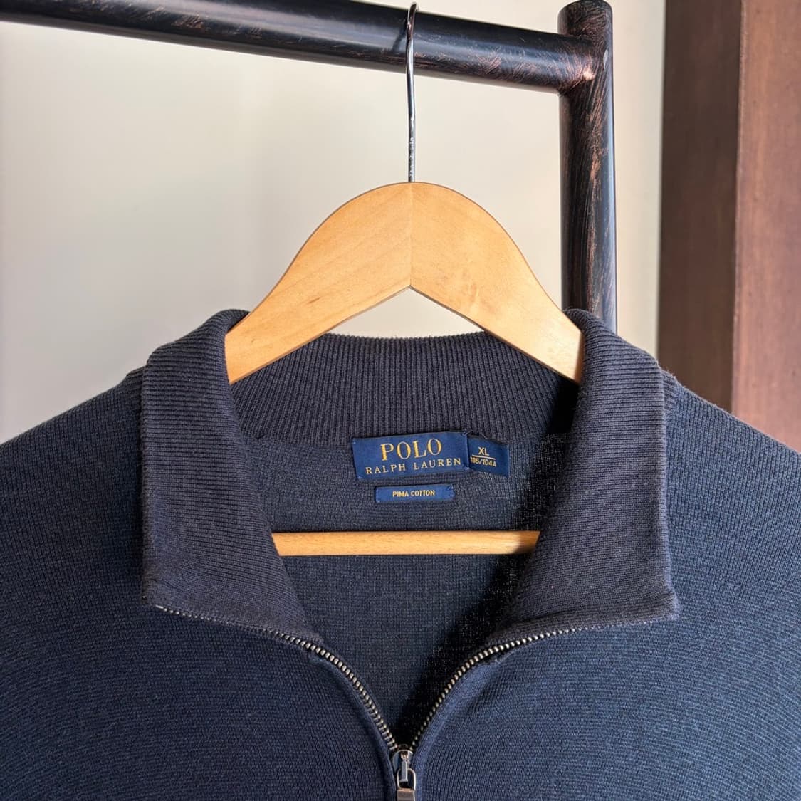 15478 - 폴로 랄프로렌 네이비 니트 집업 (피마 코튼) 상품이미지5
