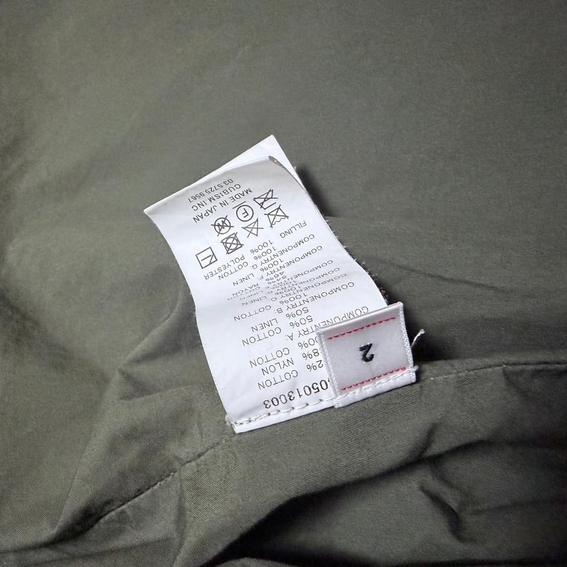 2) 19aw 비즈빔 콜라쥬 피쉬테일 올리브 상품이미지3