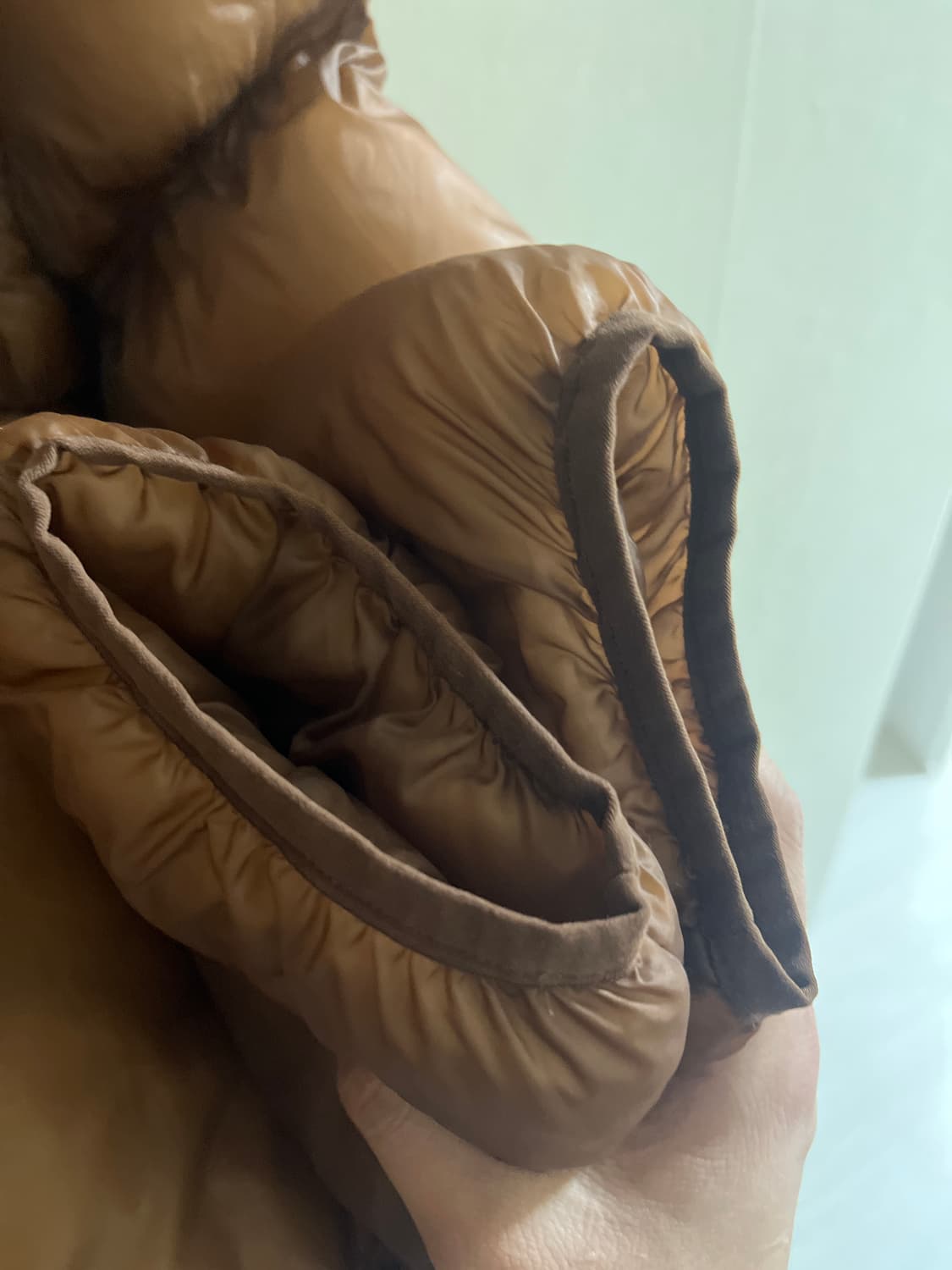 스웨이드 푸퍼 자켓 상품이미지5