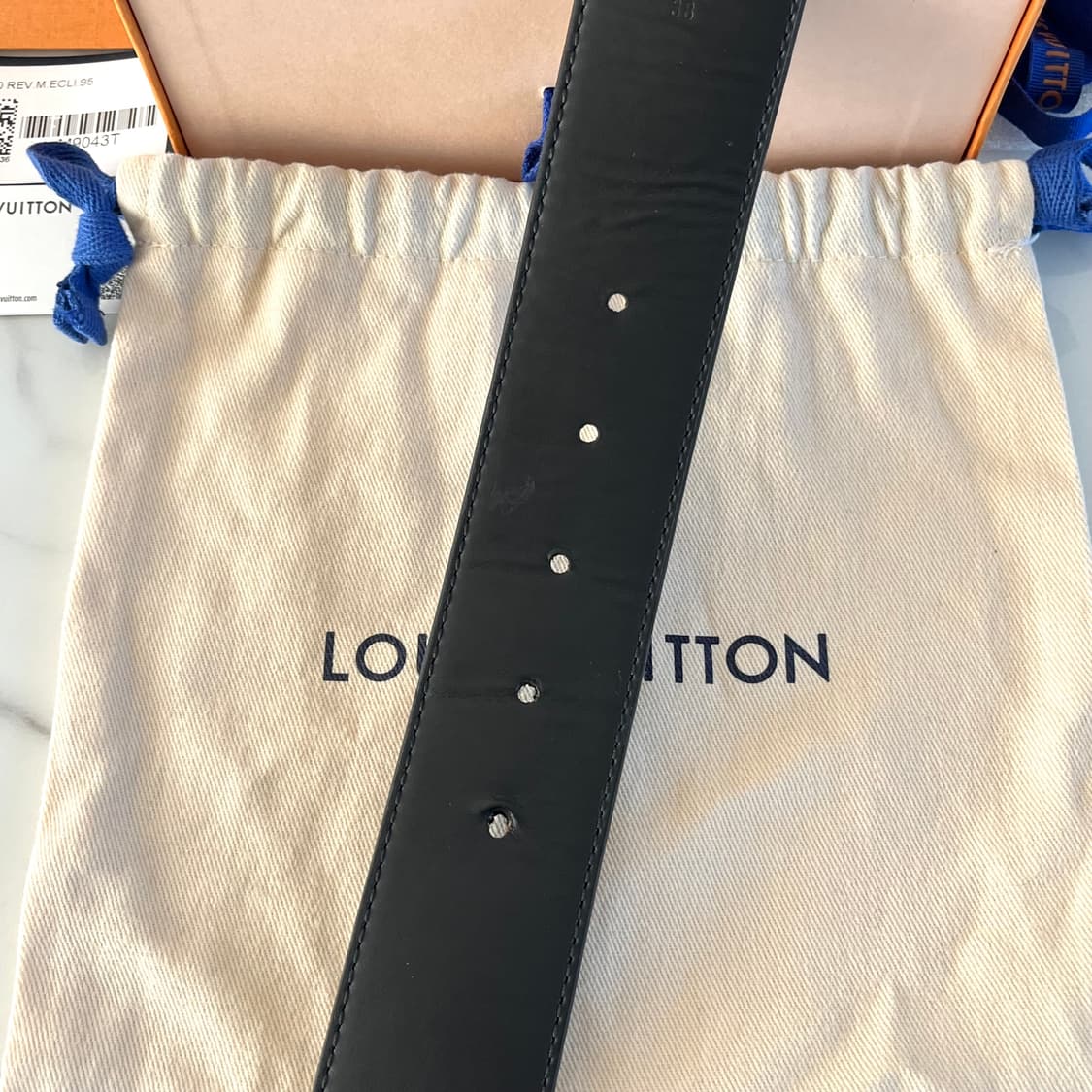 [S급/정품] 루이비통 LV 리버서블 이클립스 벨트 40MM 상품이미지7