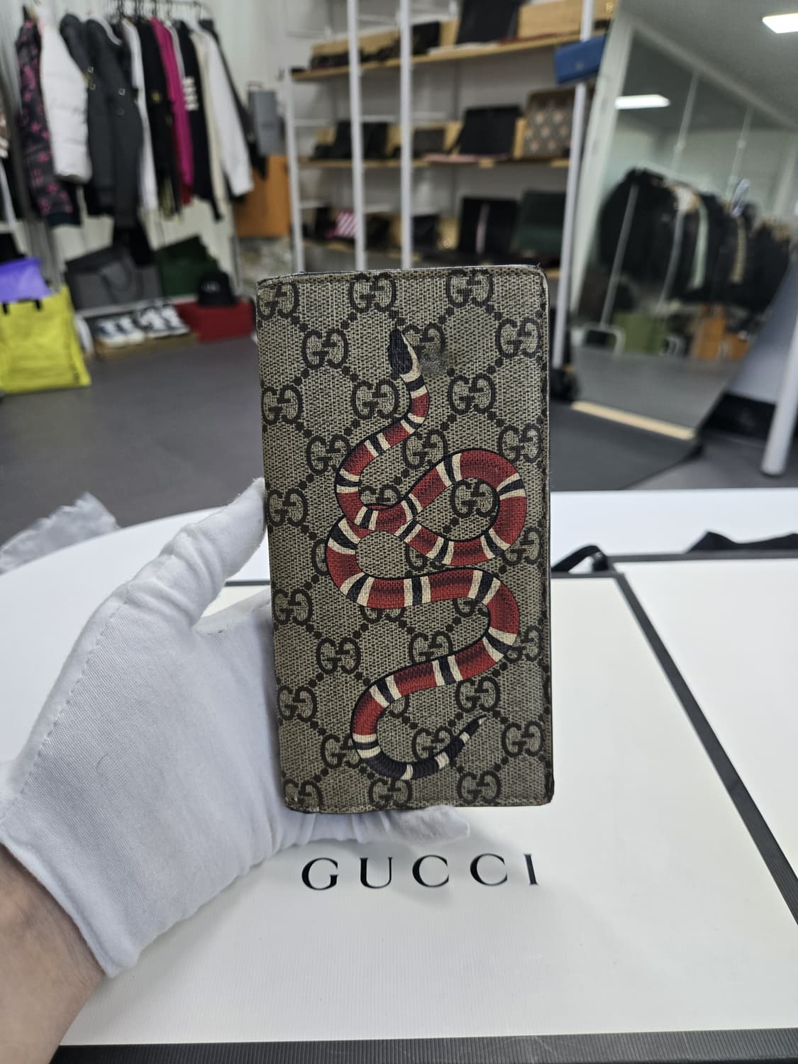 [A급컨디션]구찌 스네이크 장지갑 상품이미지1