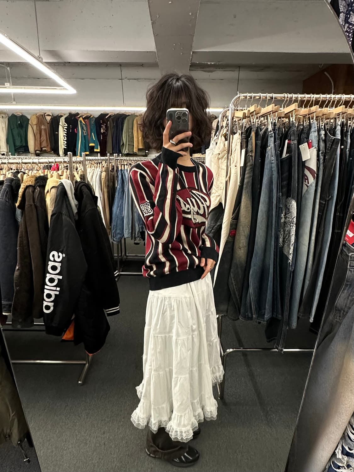 OS)히스테릭 글래머 빈티지 여성 크루넥 니트 상품이미지1