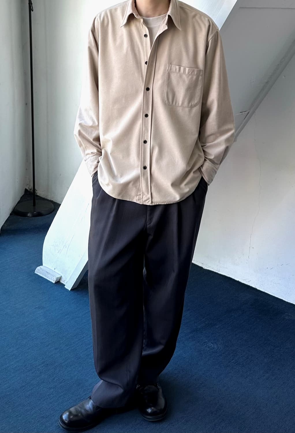 Brushed fabric L/S shirt 상품이미지7