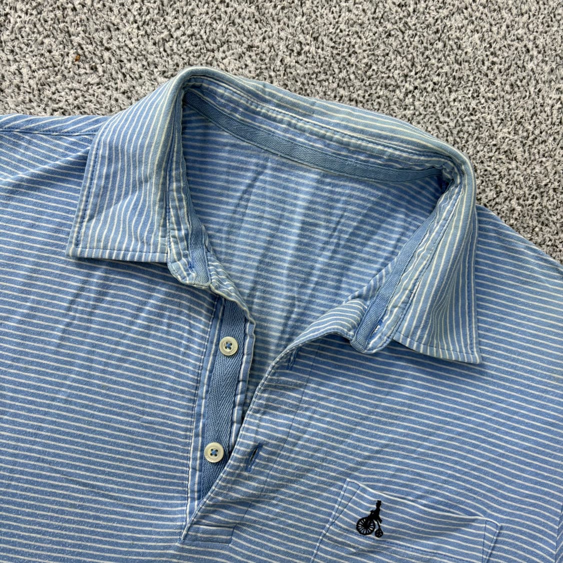 실측 빈폴 스트라이프 반팔티 카라티 0305J 상품이미지2