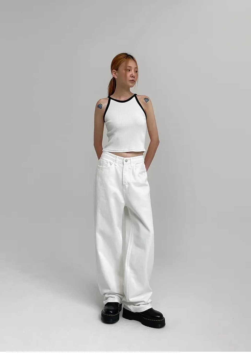 [MADE] 리처 와이드 코튼팬츠 상품이미지1