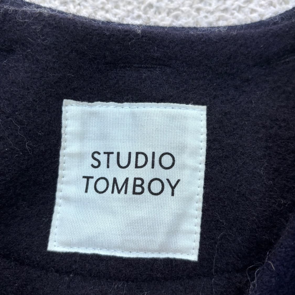 F 스튜디오톰보이 넥리스 자켓 0414E 상품이미지3