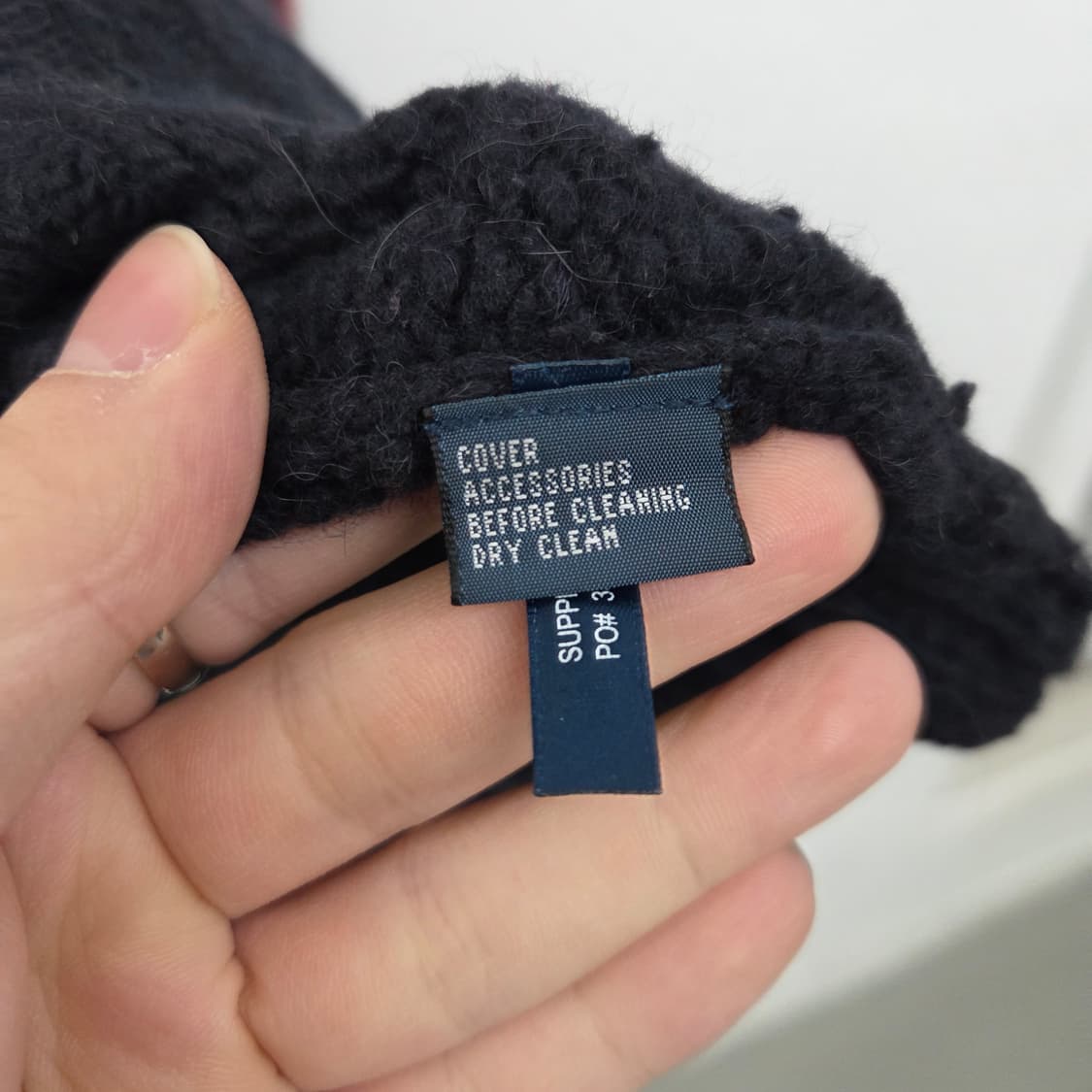 폴로랄프로렌 빈티지 패턴 니트 가디건 블랙/레드 남/M 상품이미지7