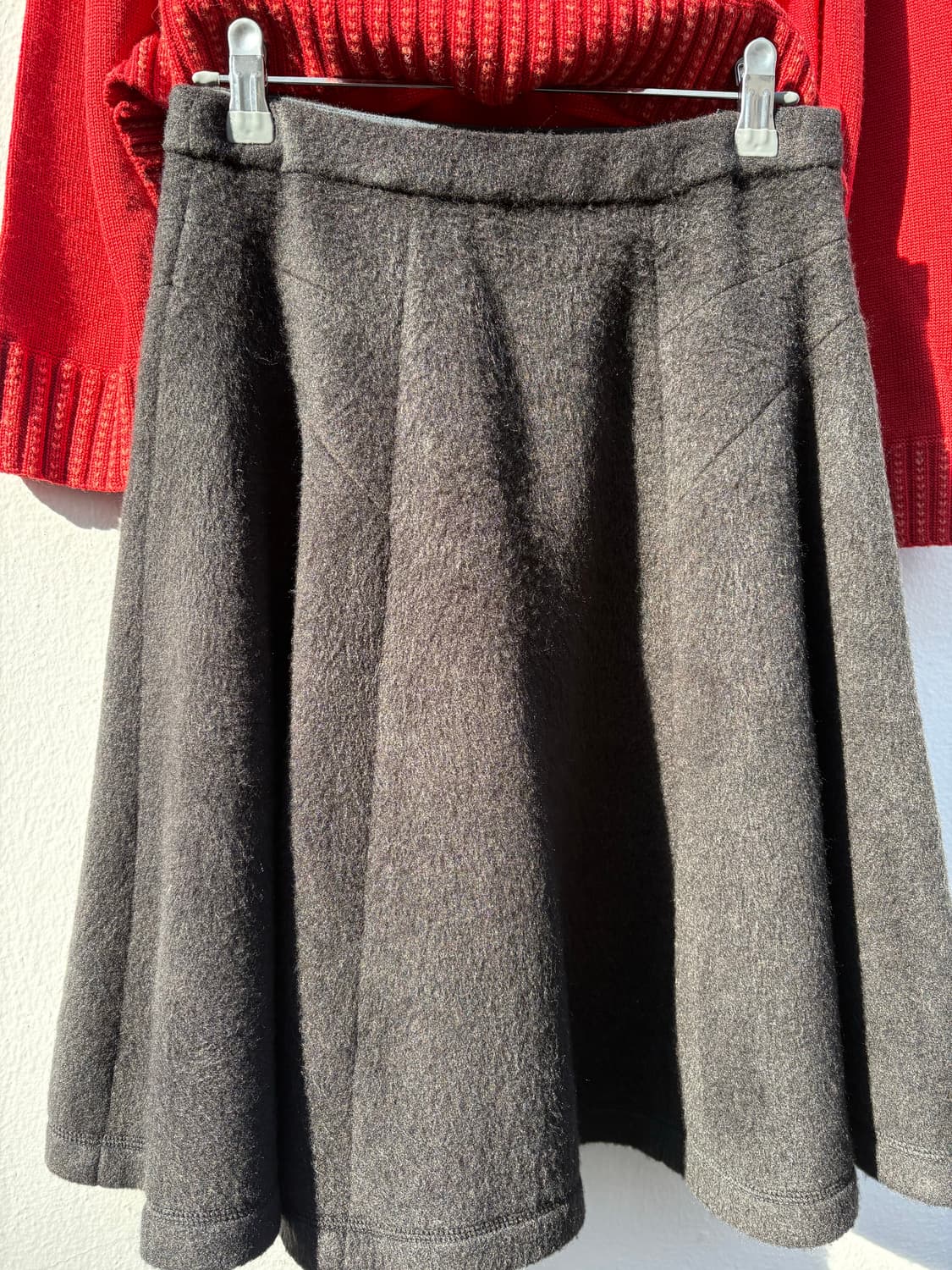 ✨Soft Black Flare Skirt 상품이미지6