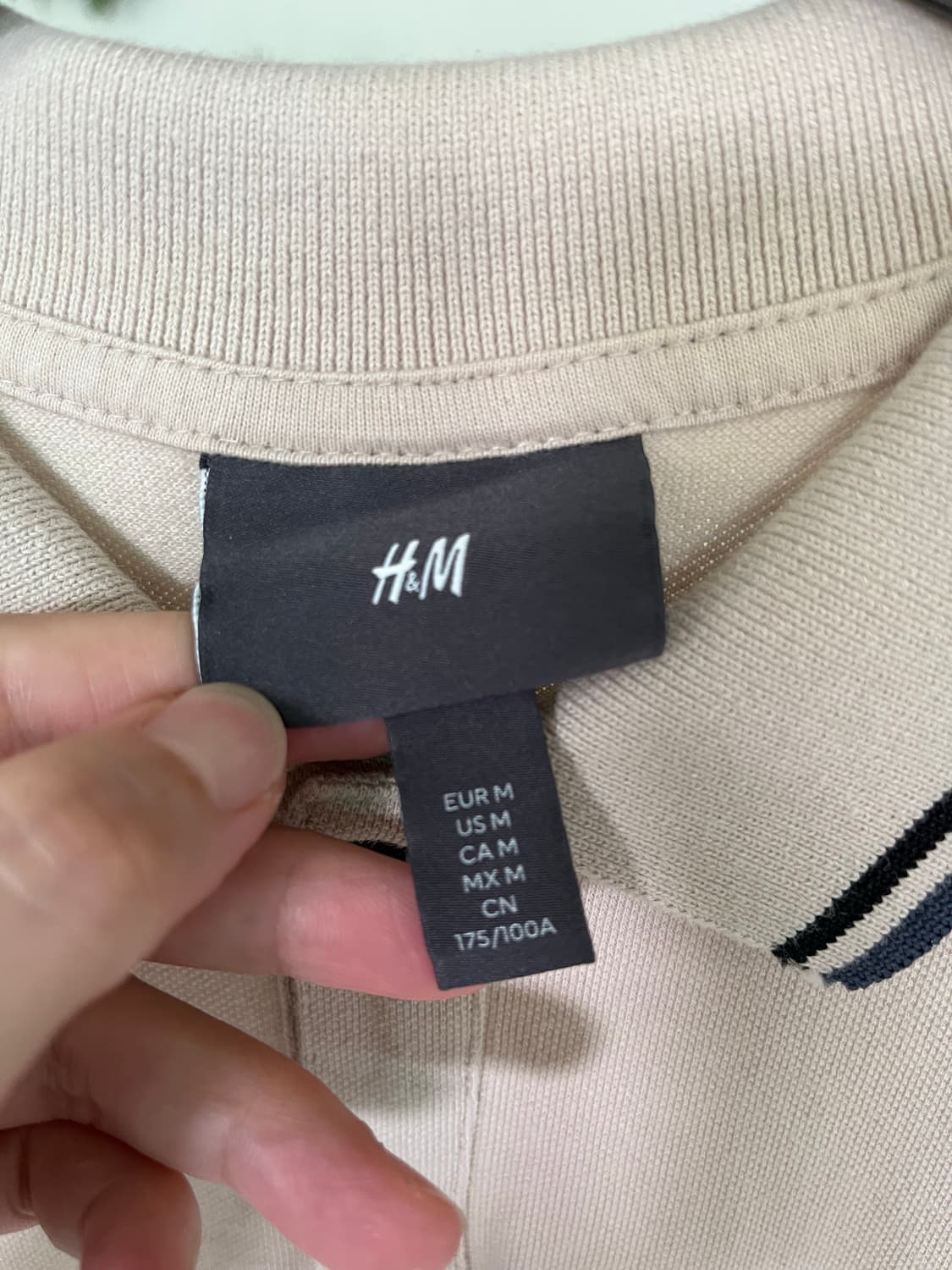 H&M 반팔 피케티셔츠 상품이미지3