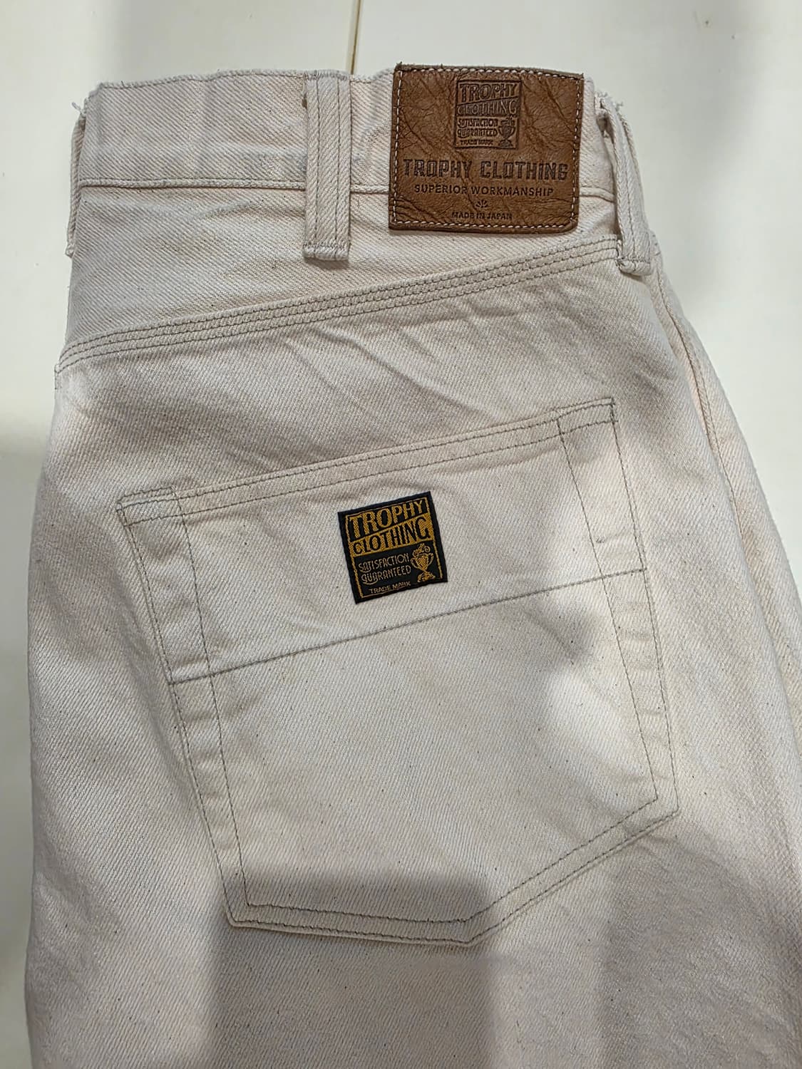 ​[판매] 트로피클로딩 1606NT 더블니 내추럴 데님 (34사이즈) 상품이미지9